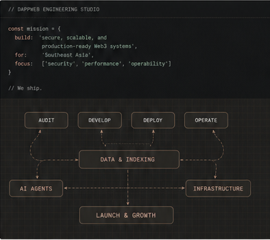 DappWeb engineering studio workflow panel
